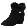 Bottes d'hiver Style épais pour femmes, chaussures grande taille, prix chauds, cheville courte en peluche