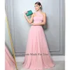 Chiffon Yellow One Shoulder Prom Dresses Formal Long Dubai Arabic Evening Gowns Formal Women Robe De Soiree Party Dresses1111