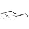 Sunglasses Business Reading Glasses Men Women Anti Blue Light Blocking Presbyopia Eyewear Unisex TR90 Metal Prescription Eyeglasses Frame