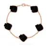 5 Motif Luxuryvan Clover Bracelet Designer Jewelry Luxuryvan-Clacelover-Bracelet-Designer-Jewelry Love Charm Chain을위한 결혼 선물 파티