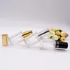 10 ml Parfüm Zerstäuber Quadratische Glas Duft Parfum Flasche Leere Fläschchen Kosmetische Nachfüllbare Parfüm Flasche Schnelle Lieferung F2245 Duusk