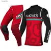 Autres vêtements 2023 RED SEVEN Zero Dirt Bike Off Road Gear Set Moto Race Wear Top Motocross Vêtements mx Set Moto ComboL231007