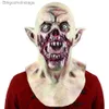 Thema Kostüm Vampir Maske Scary Dracula Monster Latex Maske Halloween Come Party Horror Dämon Zombie Cosplay Requisiten Neuheit Come PartyL231008