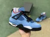 Новые мужские баскетбольные кроссовки 4 Jumpman Sashiko, сине-белые кроссовки IV, черные, серые, лояльные синие кроссовки CW0898-400