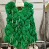 Pelliccia da donna 2023 Autunno Inverno Donna Imitazione Gilet Moda Raggi Nappa Gilet Casual Colore solido Caldo Breve Outwear