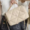 10A di alta qualità 19 designer 26 cm Lady Borse Crossbody Sheepskin Borse Borse Borse con scatola C000