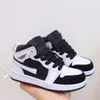 1S Buty dla dzieci Sneakers Enfant Boys Basketball University Blue Chicago Black White Pink Children Treners Boy Girl Youth Sneaker US 22-37