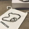 2020 Hiphop Jewelry Gifts Women Men Handcuffs Style Bracelet bangle ALYX AMBUSH Fashion Bracelets Female Male225O