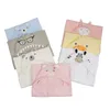 Serviettes Robes né bébé serviette à capuche-dessin animé Animal lapin ours canard zèbre requins gant de toilette 100% coton peignoir de bain 76*90 cm 231007