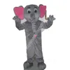 grey elephant Mascot Costume Top quality Cartoon Character Outfits Christmas Carnival Dress Suits Adults Size Birthday Party Outdoor Outfit