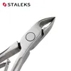 Kutseldsaxar Staleks NS-10-4 Hög Precision Manikyr Fingernagel Tånagel Nutning Nipper Rostfritt stål Trimning Dead Skin Scissors Nail Tools 231007