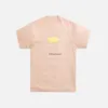 Moda Erkek Giyim Kith Treats Creamsicle Kapsül T-Shirt Dondurma Deseni Yaz Yuvarlak Boyun