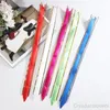 Juldekorationer 100/200 st Pull Bow Ribbon Gift Packing Flower Wrappers Hand Ritade Plastic Flores Wedding Christmas Party Diy Festive Decoration 231006