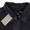 Top designers Automne et hiver veste en jean lavé à manches longues à capuche Mode décontractée incontournable manteau à capuche en coton élastique en vrac pour hommes et femmes