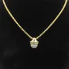 Halsband diamanthalsband hög juvelery lyxdesigner kvalitet för kvinnor grossist present gratis mode frakt acyu