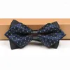 Bow Ties Bowtie Mens Justerbart bröllopsfest Tuxedo Förbundet Steward Vuxen Kostymtillbehör Nacke MP66