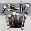 Makeup Tools Zandloper Borstel Set Intrekbare Kabuki Poeder Blush Naadloze Afwerking Foundation Oogschaduw Borstels 231006