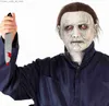 Party Maskers Michael Myers Masker Halloween Latex Hoofd Cover Volwassen Bloed Rekwisieten Terrorist Rollenspel Kostuum Accessoires Feestartikelen Q231009