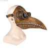 Party Maskers Halloween COS Plague Steam Doctor Snavel Masker Cosplay Lange Neus Maskerade Kostuum Rekwisieten Punk Plague Doctor Masker dropshipping Q231007