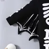 Theme Costume Halloween Baby Boy Bat Jumpsuit Newborn Infant Toddler Romper Long Sleeve Skeleton Playsuit Comes Romper + Hat Imp HalloweenL231007