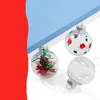 Christmas Decorations 24PCS Clear Plastic Fillable Christmas Balls 8Cm DIY Xmas Tree Ornament Decoration Arts Crafts 231006