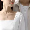 N001277B N001278B 925 Silver Luxury Jewelry Classic Designer Fashion Couple Necklace Wholesale Thanksgiving Christmas Gift