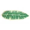 Carpets Modern Leaf Pattern Mat Bathroom Waterproof Mat Microfiber Bath Mat Leaf Green Tropical Plants Home Door Non Slip Foot Mat 231007