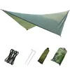 Large Tent Cover Camping Shelter Rhombic Family Waterproof Sunshade Tarp Outdoor Car Awning