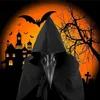 Party Masks Medieval Funny Steampunk Plague Doctor Bird Mask Latex Punk Cosplay Masks Beak Adult Halloween Event Cosplay Face Mask Props Q231007