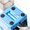 Pencil Sharpeners Wholesale Deli 0620 Metal Sharpener Good Quality Fashion Office Stationary Mechanical Manual Can Be Fixed On Table D Dhze9