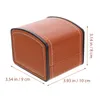 Watch Boxes Curved Box Organizer Single Case Tabletop Decor Storage Holder Pu Jewelry Travel Mens Bracelets For Watches