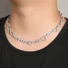 Bling Iced Out Zircon Love Collier pour hommes et femmes Conception de luxe Collier de chaîne à collier de diamant