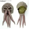 Party Masks Baldur's Gate 3 Lllithid Mind Flayer Squiddy Mask Cosplay Animal Octopuses Monster Latex Helmet Halloween Party Costume Props Q231007