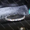 Bague de créateur de luxe pour femmes, bague en diamant, mode Couple, bijoux de mariage classiques, bijoux en argent Sterling 925, cadeau de noël