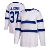 Arenas Hockey Reverse 23 Easton Cowan Jersey 55 Mark Giordano 35 Ilya Samsonov 37 Timothy Liljegren 25 Conor Timmins 78 TJ Brodie 12 Zach Aston-Reese Enfants Homme Femme