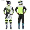 Altro Abbigliamento NUOVO 2022 SAIMENGRACING 180/360 set equipaggiamento motocross pantaloni mx abbigliamento moto mtb tuta da corsa per auto Off Road attrezzaturaL231007