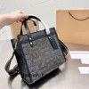 حقائب اليد حقائب يد التسوق Rive Gauche Tote Fashing Bag Highty Fashion Linen شاطئ كبير