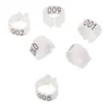 Andere vogelbenodigdheden 100 stuks Duif Enkelbandje Beenband Voetring Babyaccessoires Identificatieringen Plastic tags