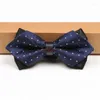 Bow Ties Bowtie Mens Justerbart bröllopsfest Tuxedo Förbundet Steward Vuxen Kostymtillbehör Nacke MP66