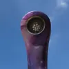 Obrytbar 9,3 tum silikonrörshandledar Galaxy Sky Smoking Pipe Bong +Bowl