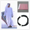 Roupas étnicas Árabe Men's Abaya Dubai Muçulmano Homens Islam Poliéster Algodão Verão Turquia Produtos Aduaneiros Saudita Bandana Headband Set