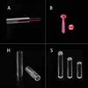 Ruby Pill Hollow Pillar Set Terp Pearls Beads Insert Pillar For Dab Rig Quartz Banger Nails Water Bong Smoking Shop 18mm 25mm 30mm 40mm