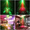 Disco Lights Stage Lights USB Mini DJ Sound Tone Flash Laser Projector Lights Club Stage Effect Festival Decoration