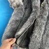 Cappotto da donna in pelliccia sintetica di alta qualità Giacca invernale in peluche con cappuccio da donna Lusso femminile sopra le signore Soffici capispalla