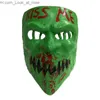 Maski imprezowe nowe wielokolorowe horror maska ​​ludzka maska ​​maska ​​starych mężczyzn i kobiety Kiss Me Mask Mask Mask Full Face Cosplay Mask Q231009