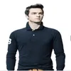 Ny Sell 19Color Polo Shirt Men Big Small Horse Crocodile Solid Long-Sleeve Summer Casual Polo Mens Slim Polos Casual Shirt M-2894