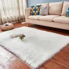 Carpets Plush Sheepskin Rugs for Bedroom Soft Carpet Room Long Hair Bedside Mat Floor Hairy White Rugs Living Room Fur Kids Carpets 231007