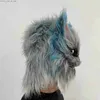 Parti Maskeleri Anime Cheshire Kedi Cosplay Maske Kostüm Lateks Kask Hayvan Komik Cadılar Bayramı Noel Partisi Karnaval Props Q231007