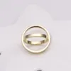 Pins Broschen Mode Kupfer H Schal Ring Schnalle Schal Clip Verschluss Schmuck Bijoux Femme Gift243m