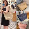 Projektant duży zakupy torba kupująca TOP Crossbody ramię moda kobiet na plażę torebkę laptopa prawdziwa skórzana luksusowa torebka